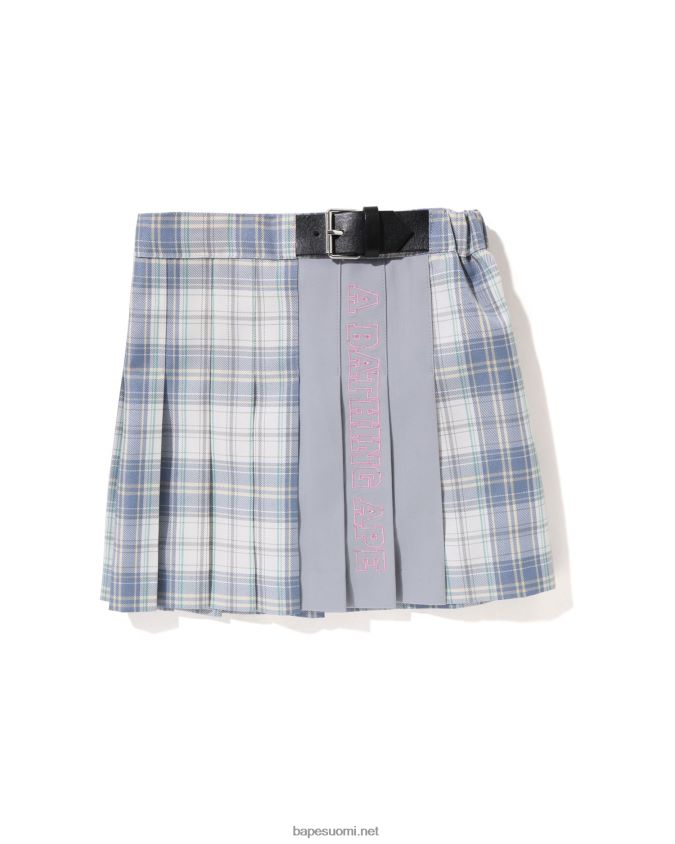 sininen lapset A Bathing Ape ruudullinen laskoshame 8HT2D81451