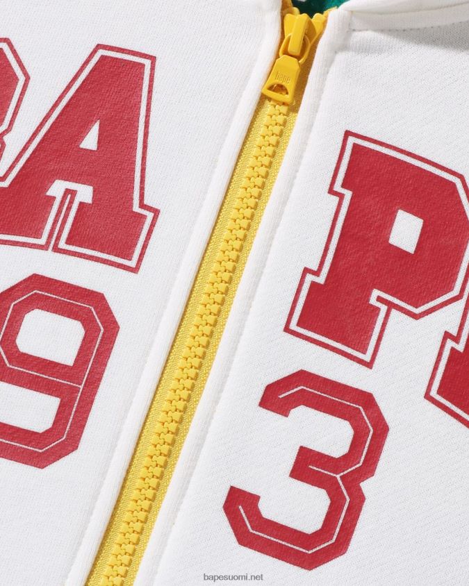 Minttu lapset A Bathing Ape värillinen vetoketjuhuppari 8HT2D81580