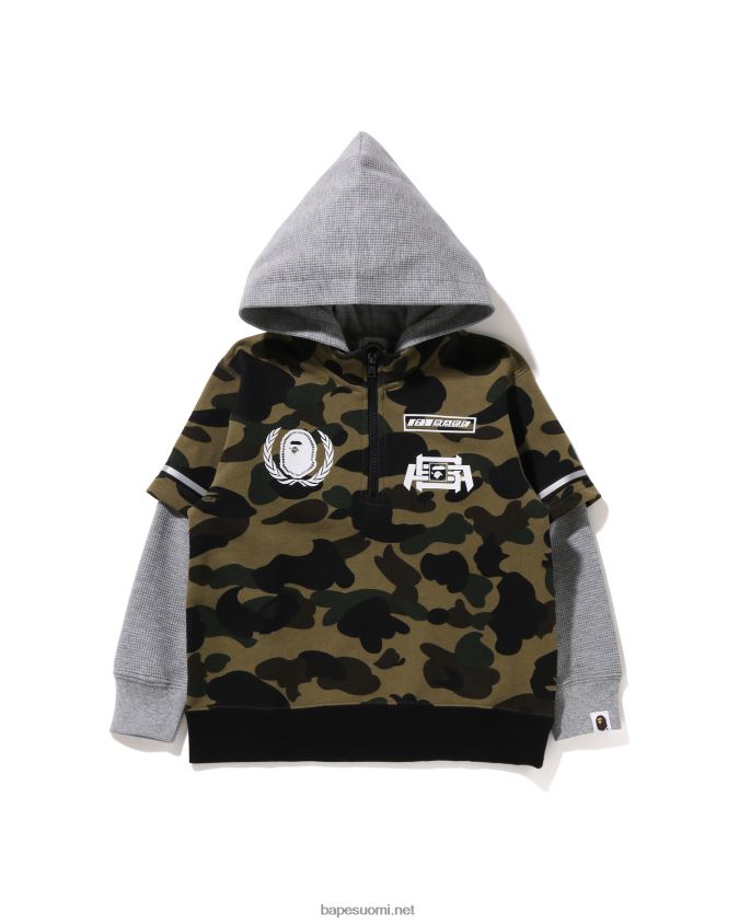 armeijan vihreä lapset A Bathing Ape Ensimmäinen camo racing -kerroshuppari 8HT2D81668