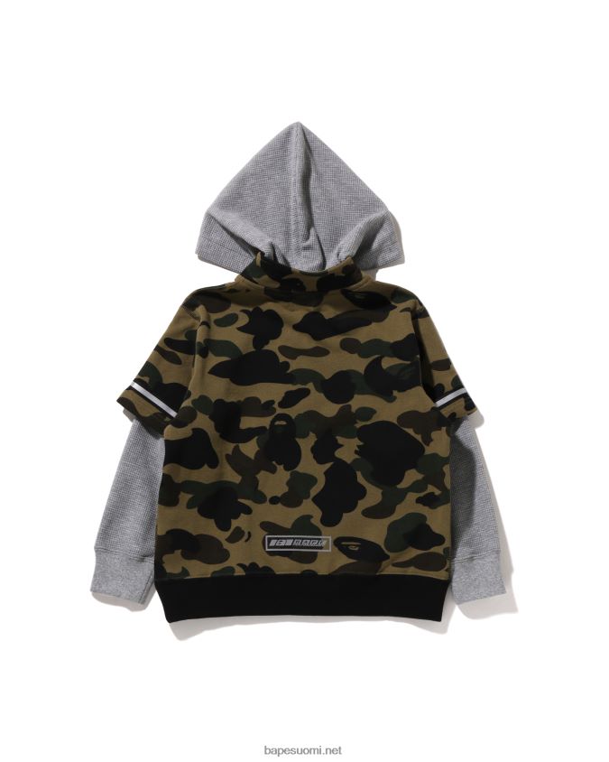 armeijan vihreä lapset A Bathing Ape Ensimmäinen camo racing -kerroshuppari 8HT2D81668