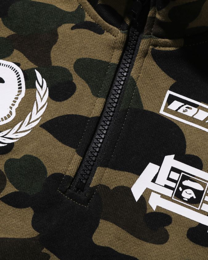 armeijan vihreä lapset A Bathing Ape Ensimmäinen camo racing -kerroshuppari 8HT2D81668