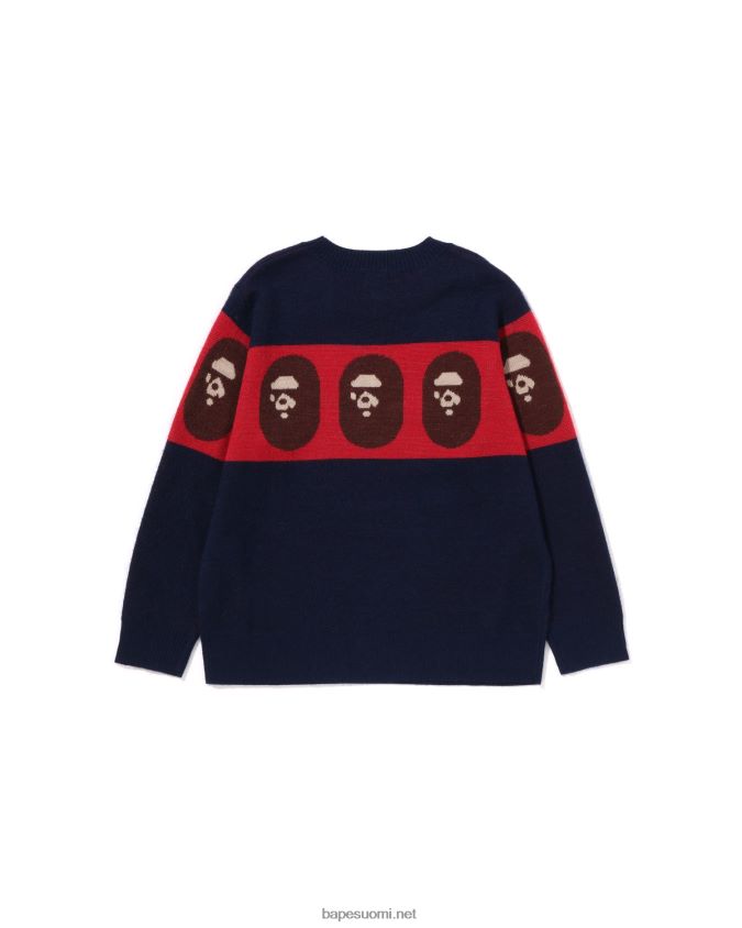 laivastonsininen lapset A Bathing Ape pää neuloa 8HT2D81527