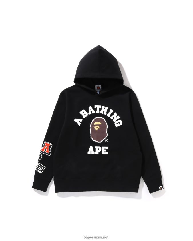 musta lapset A Bathing Ape multi fonts villapaita huppari jr 8HT2D81693