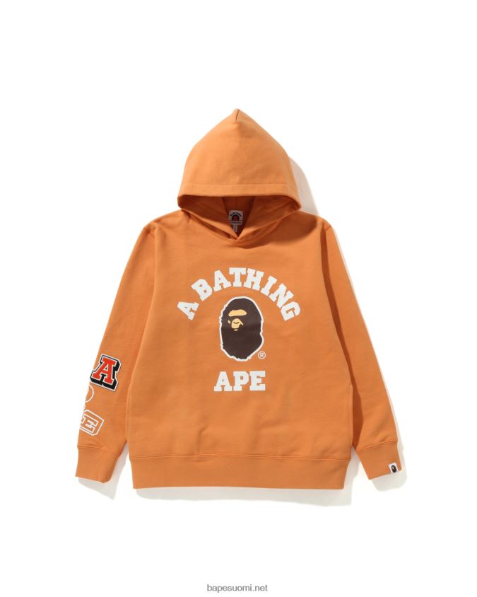 oranssi lapset A Bathing Ape multi fonts villapaita huppari jr 8HT2D81695