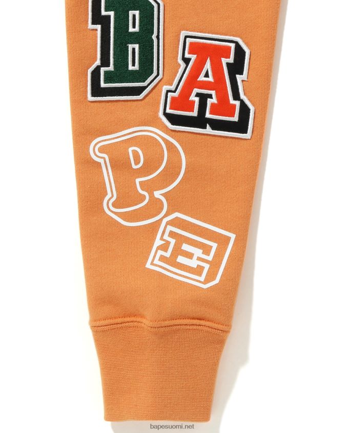 oranssi lapset A Bathing Ape multi fonts villapaita huppari jr 8HT2D81695