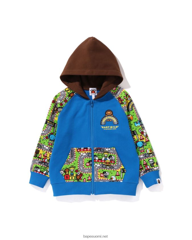 sininen lapset A Bathing Ape baby milo racing milo kasvohuppari 8HT2D81727