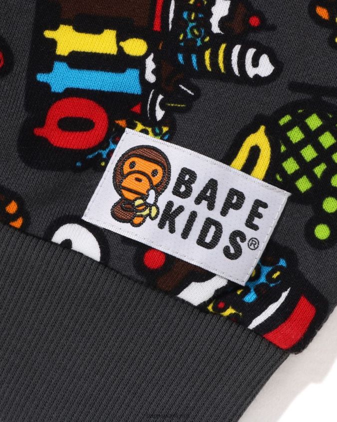 tummanharmaa lapset A Bathing Ape baby milo sekoitettu hedelmäpaita 8HT2D81442