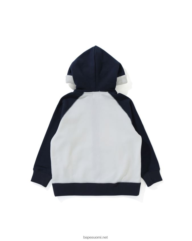 tummansininen lapset A Bathing Ape baby milo star vetoketjullinen huppari 8HT2D81791