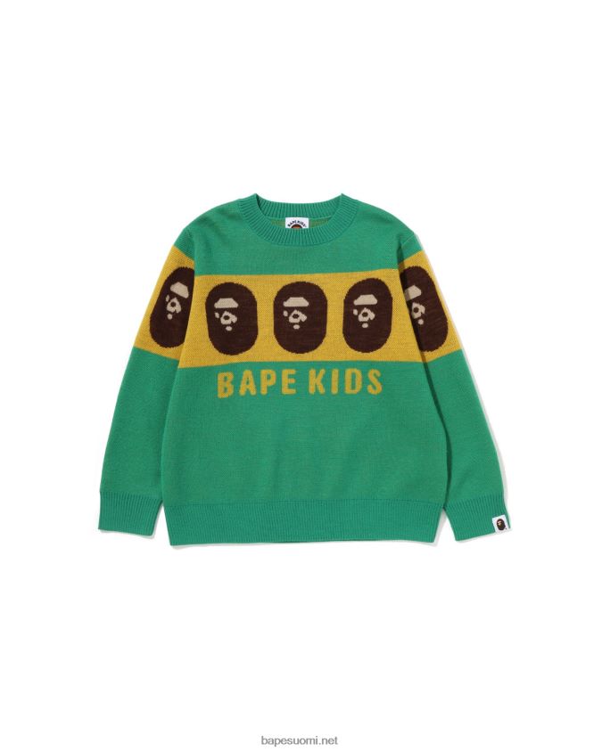 vaaleanvihreä lapset A Bathing Ape pää neuloa 8HT2D81526