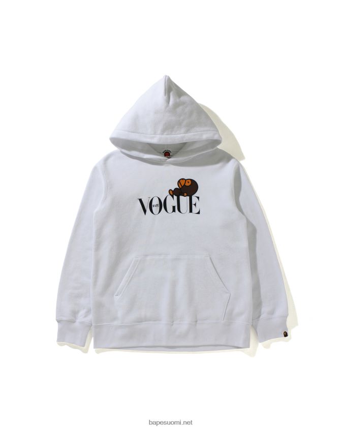 valkoinen lapset A Bathing Ape x vogue milo villapuserohuppari 8HT2D81620
