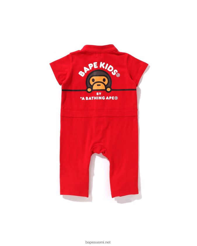 kirkkaan punainen lapset A Bathing Ape baby milo kilpahousu 8HT2D81734