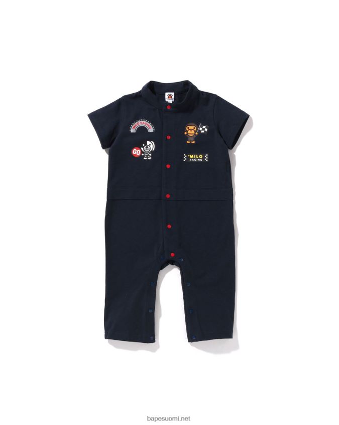 laivastonsininen lapset A Bathing Ape baby milo kilpahousu 8HT2D81733