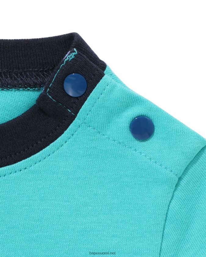 vaaleanvihreä lapset A Bathing Ape vannepäällinen kerrospuku 8HT2D81368
