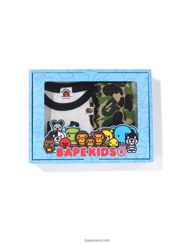 armeijan vihreä lapset A Bathing Ape abc camo baby milo lahjasetti 8HT2D81296