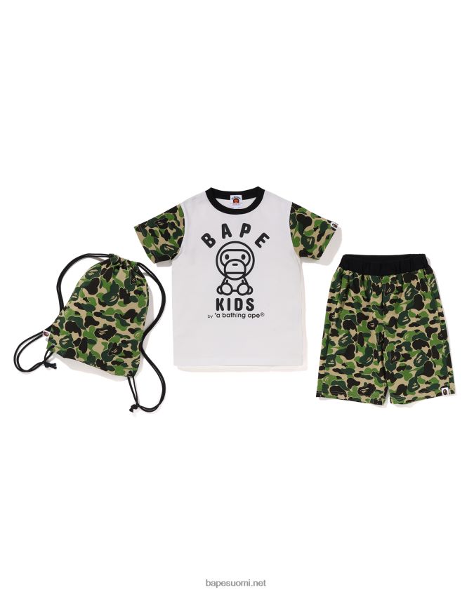 armeijan vihreä lapset A Bathing Ape abc camo baby milo lahjasetti 8HT2D81296