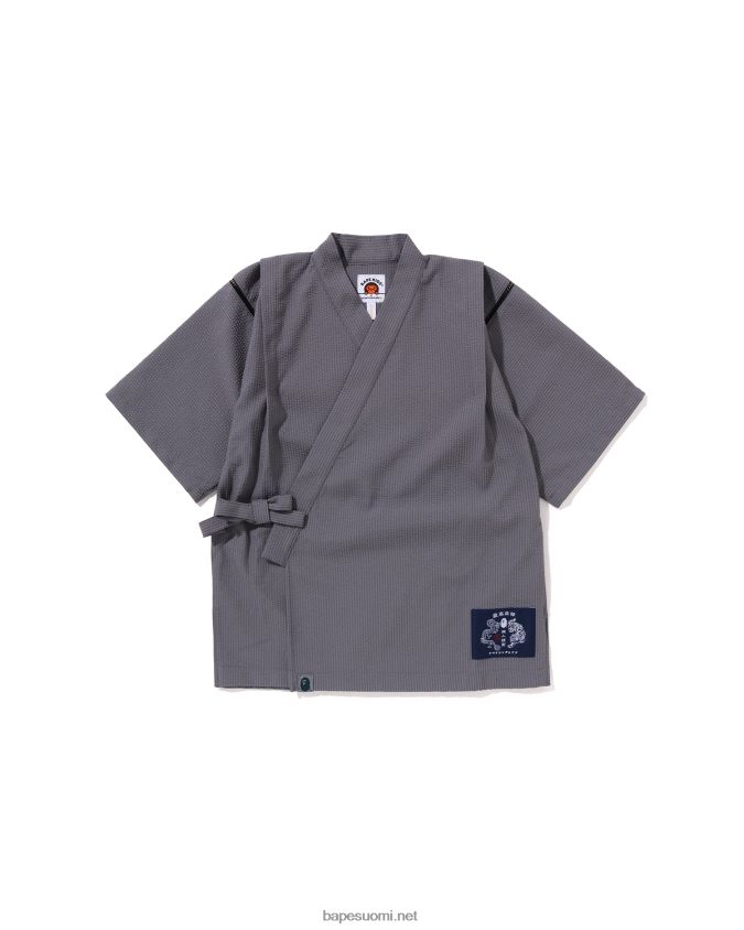 harmaa lapset A Bathing Ape japanilainen jinbei-puku 8HT2D81333