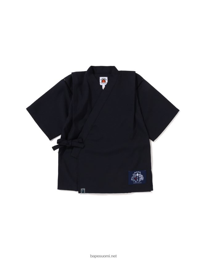 laivastonsininen lapset A Bathing Ape japanilainen jinbei-puku 8HT2D81334