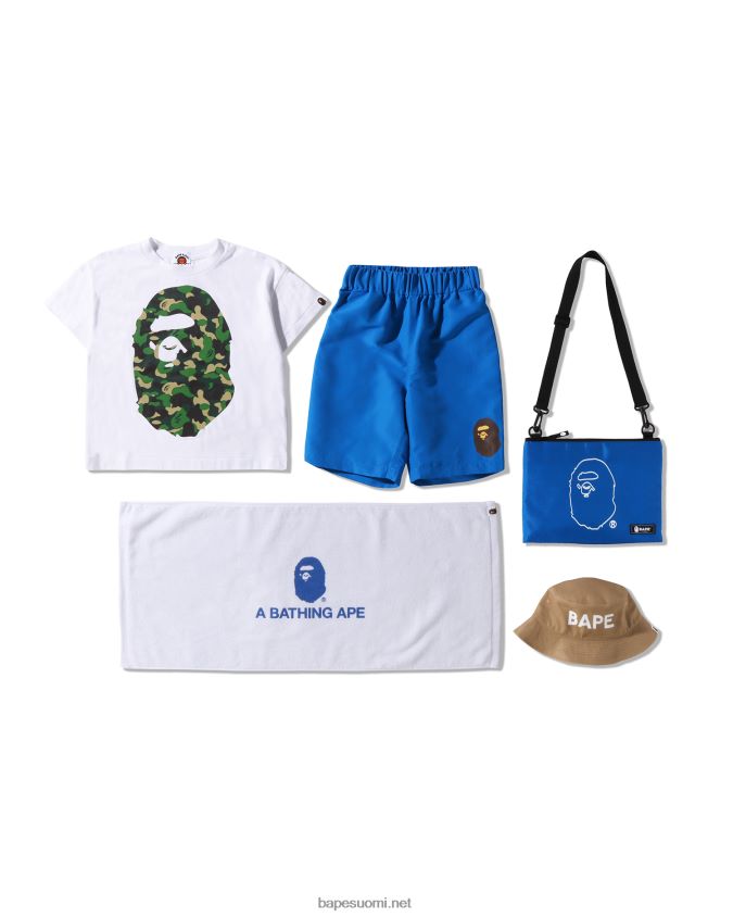 sininen lapset A Bathing Ape kesälaukku lomaranta 8HT2D81594