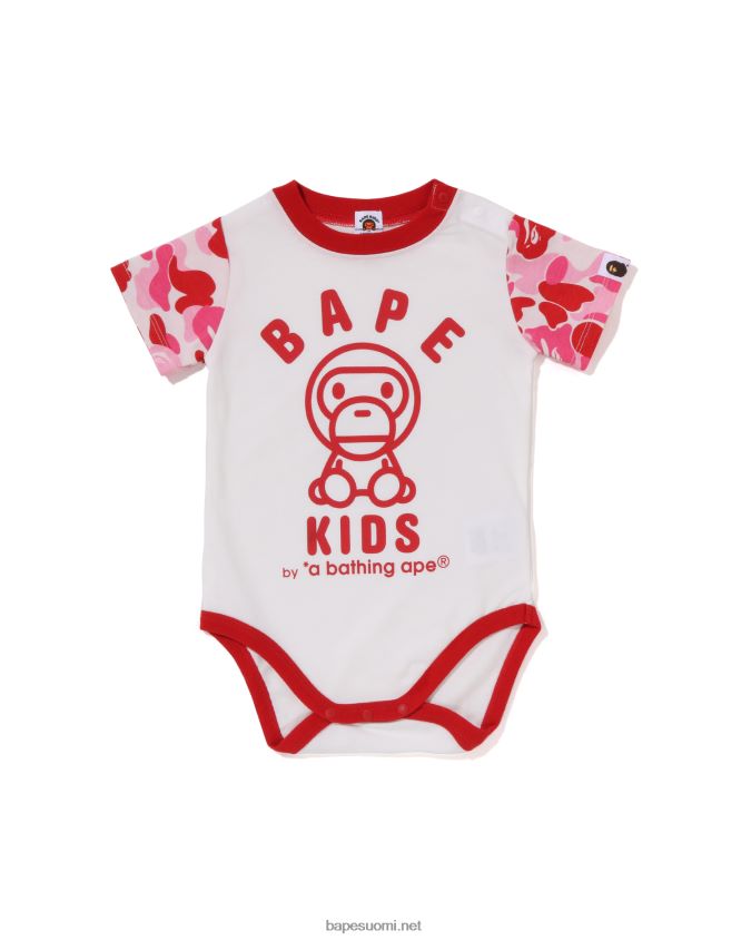 vaaleanpunainen lapset A Bathing Ape abc camo baby milo lahjasetti 8HT2D81280