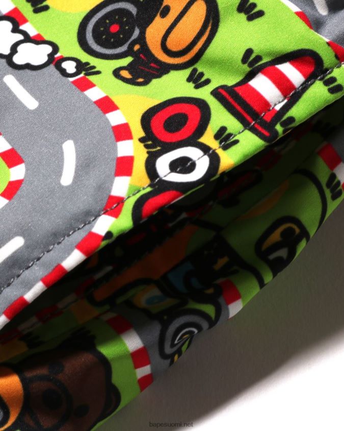 caise lapset A Bathing Ape baby milo racing rantashortsit 8HT2D81595