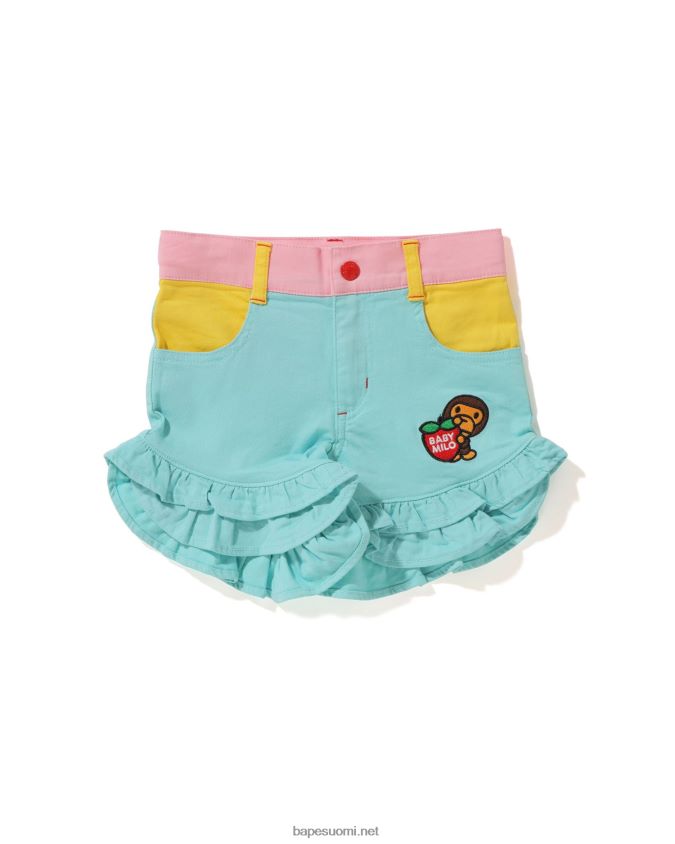 caise lapset A Bathing Ape mansikka milo röyhelöt shortsit 8HT2D81721
