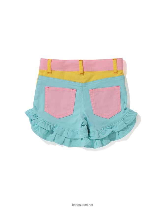caise lapset A Bathing Ape mansikka milo röyhelöt shortsit 8HT2D81721