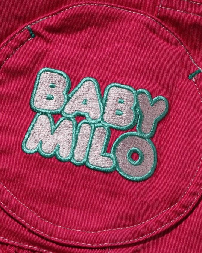 karmiinin ruusu lapset A Bathing Ape baby milo taskutäytteiset shortsit 8HT2D81601