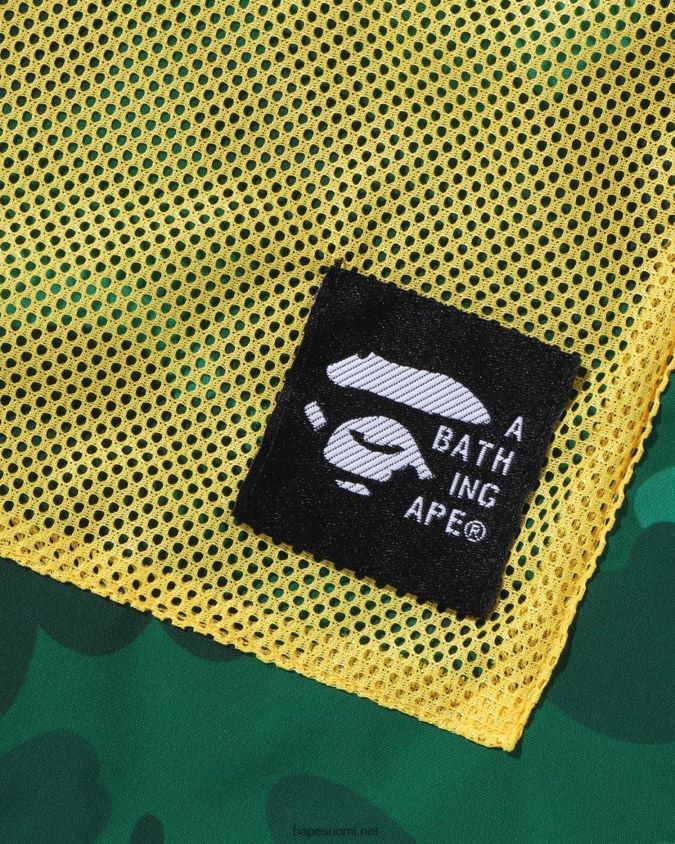 smaragdi lapset A Bathing Ape värilliset camo mesh -taskushortsit 8HT2D81596