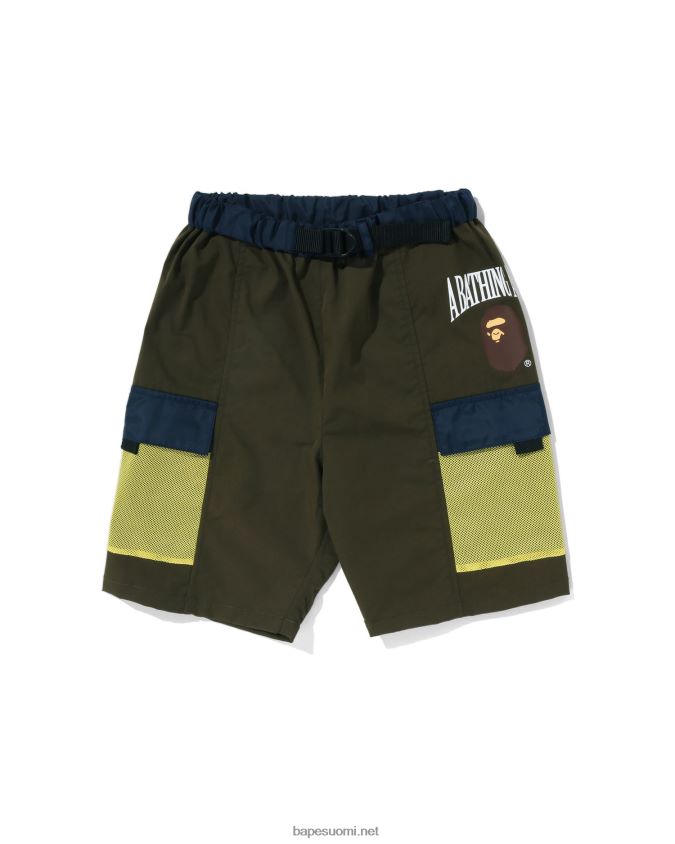 syvä viidakko lapset A Bathing Ape verkkotaskuiset shortsit 8HT2D81311