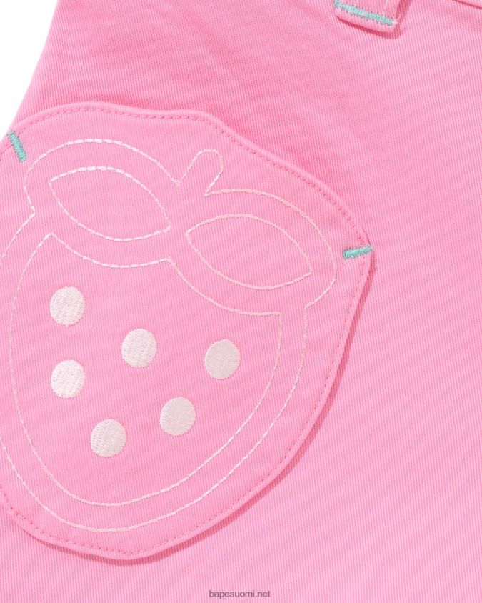 vaaleanpunainen lapset A Bathing Ape baby milo mansikka röyhelöt shortsit 8HT2D81417