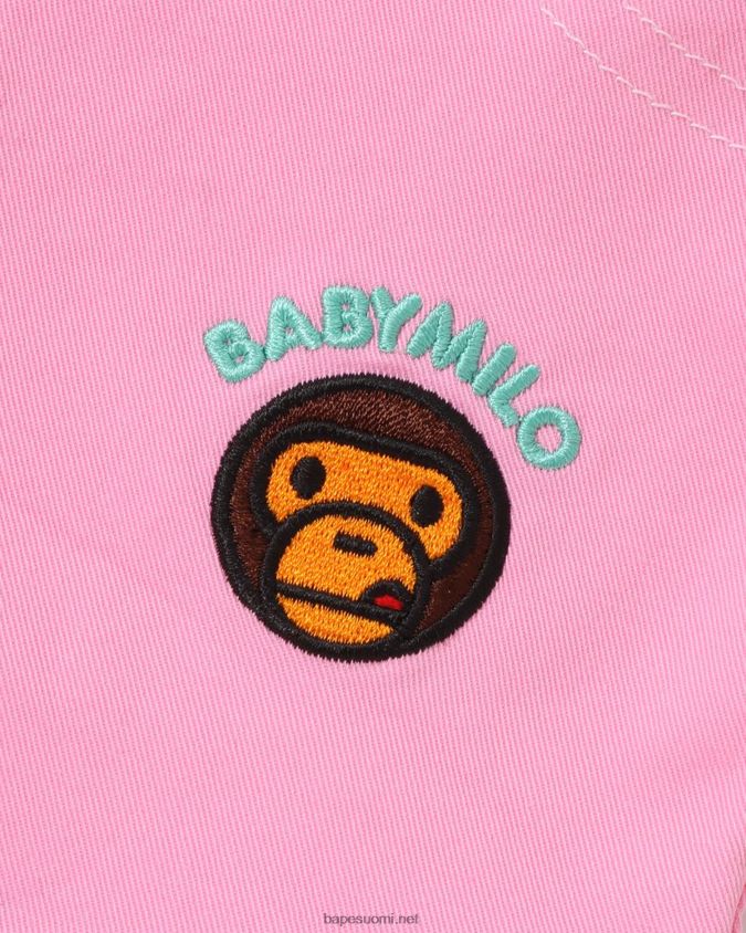 vaaleanpunainen lapset A Bathing Ape baby milo mansikka röyhelöt shortsit 8HT2D81417