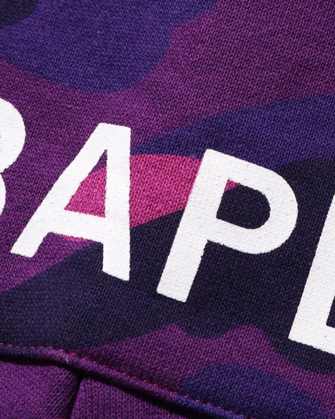 violetti lapset A Bathing Ape väri camo oversized college sarouel shortsit 8HT2D81638