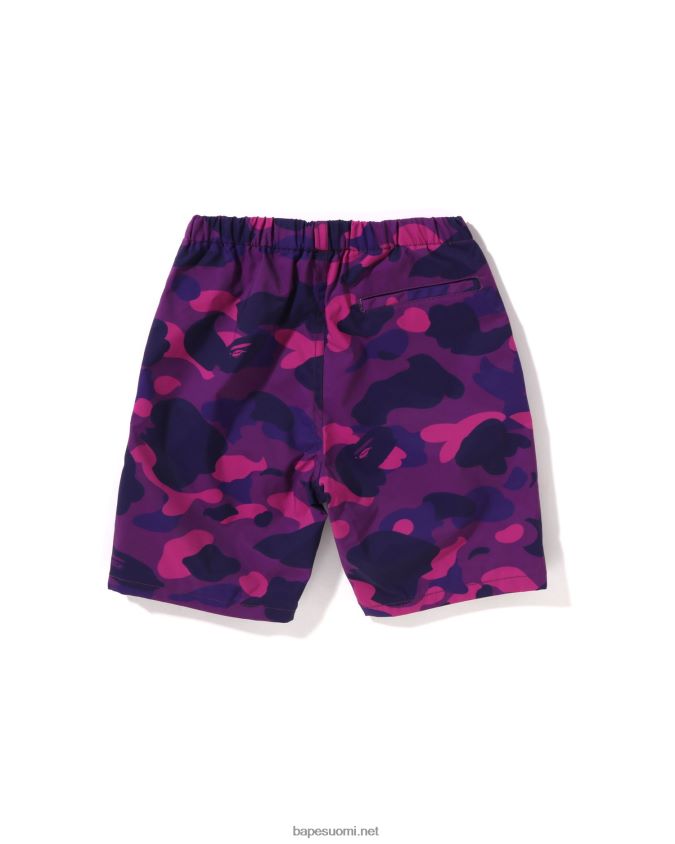violetti lapset A Bathing Ape värilliset camo mesh -taskushortsit 8HT2D81597