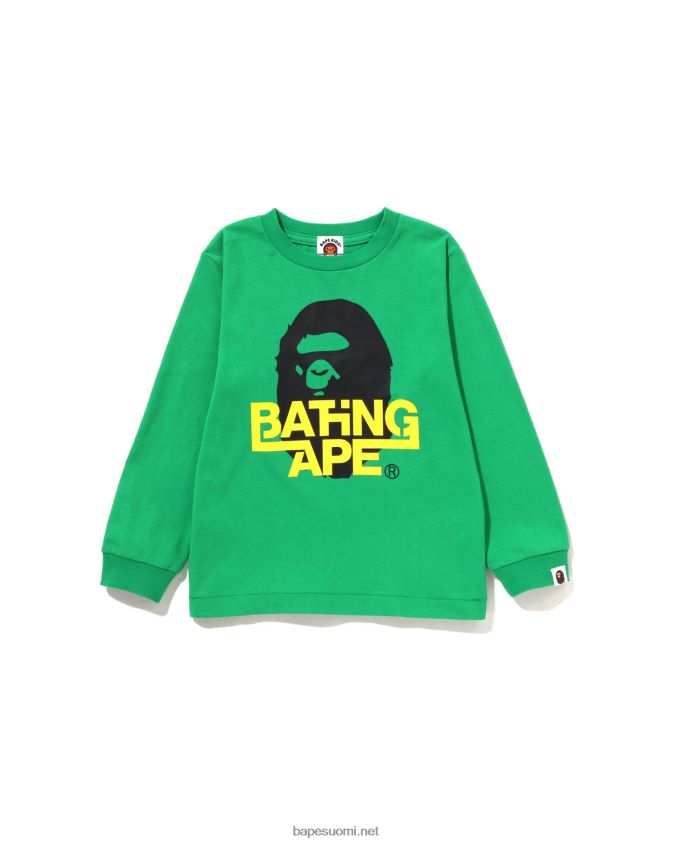 Minttu lapset A Bathing Ape pään t-paita 8HT2D81511