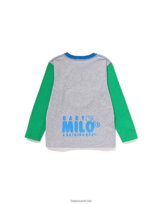 harmaa lapset A Bathing Ape baby milo nukkua pilvi teessä 8HT2D81508