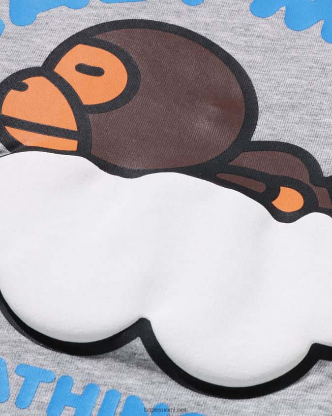harmaa lapset A Bathing Ape baby milo nukkua pilvi teessä 8HT2D81508