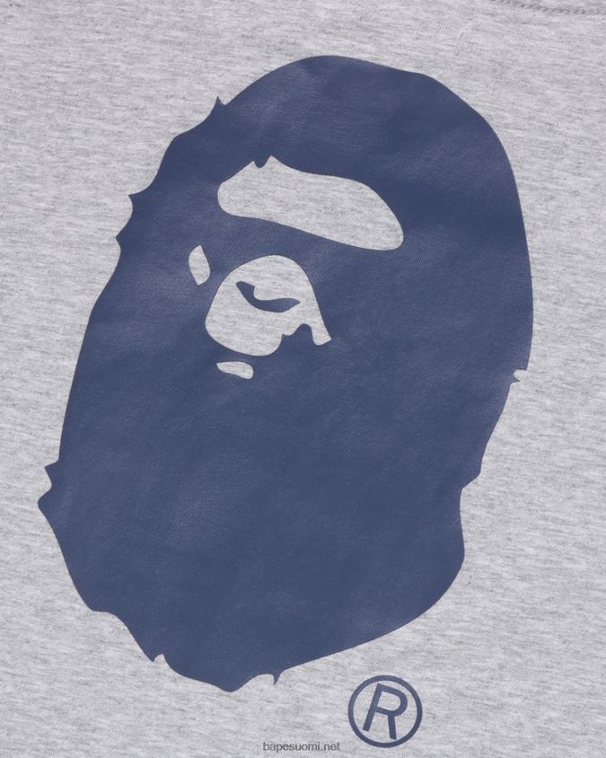 harmaa lapset A Bathing Ape jalkapallo tee 8HT2D81513