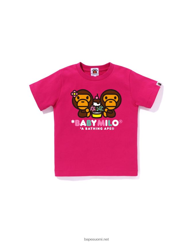 karmiinin ruusu lapset A Bathing Ape baby milo sekoitettu hedelmä milo & lisa tee 8HT2D81382