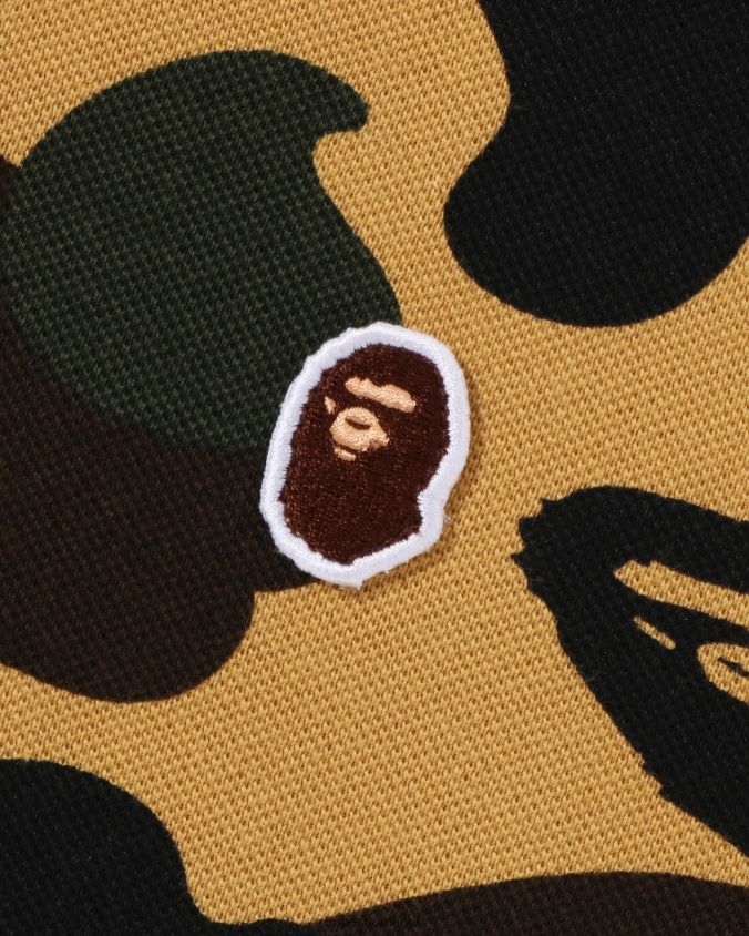 keltainen lapset A Bathing Ape 1. camo yhden pisteen poolo 8HT2D81305