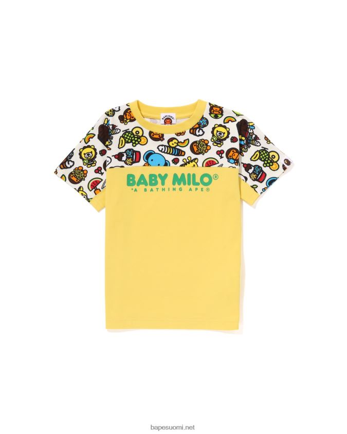 keltainen lapset A Bathing Ape baby milo sekoitettu hedelmätee 8HT2D81423