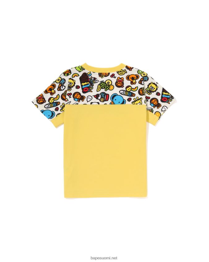 keltainen lapset A Bathing Ape baby milo sekoitettu hedelmätee 8HT2D81423