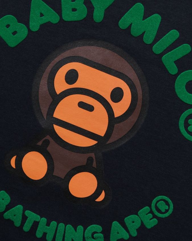 laivastonsininen lapset A Bathing Ape baby milo nordic print -paita 8HT2D81475