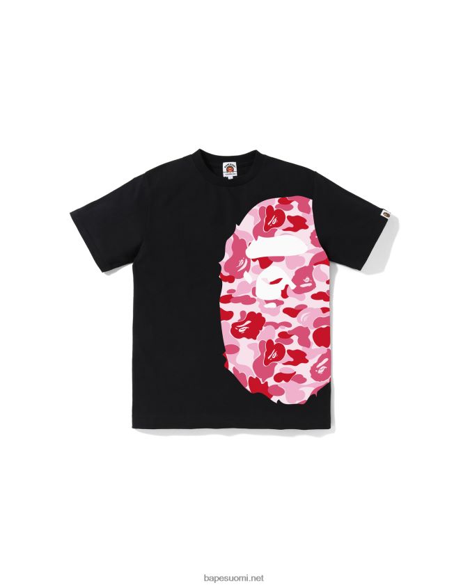 musta lapset A Bathing Ape abc camo side big head tee jr 8HT2D81283