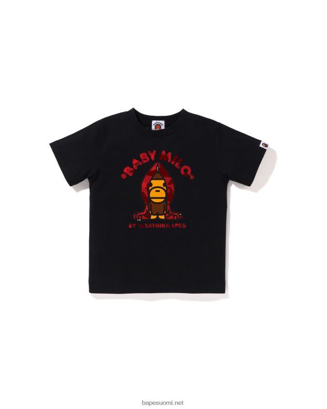 musta lapset A Bathing Ape väri camo milo hupparipaita 8HT2D81430