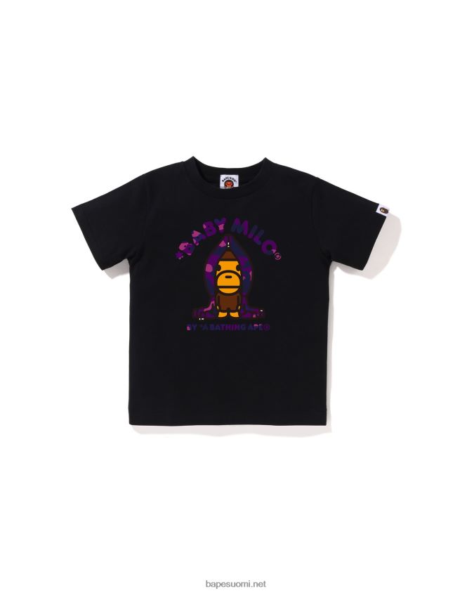 musta lapset A Bathing Ape väri camo milo hupparipaita 8HT2D81431