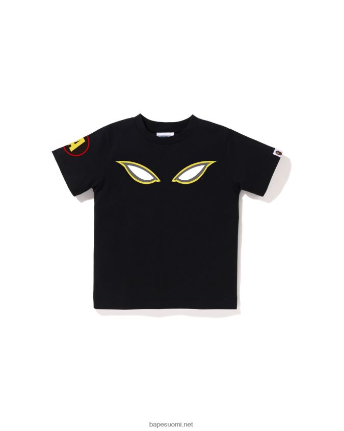 musta lapset A Bathing Ape varjo t-paita 8HT2D81363