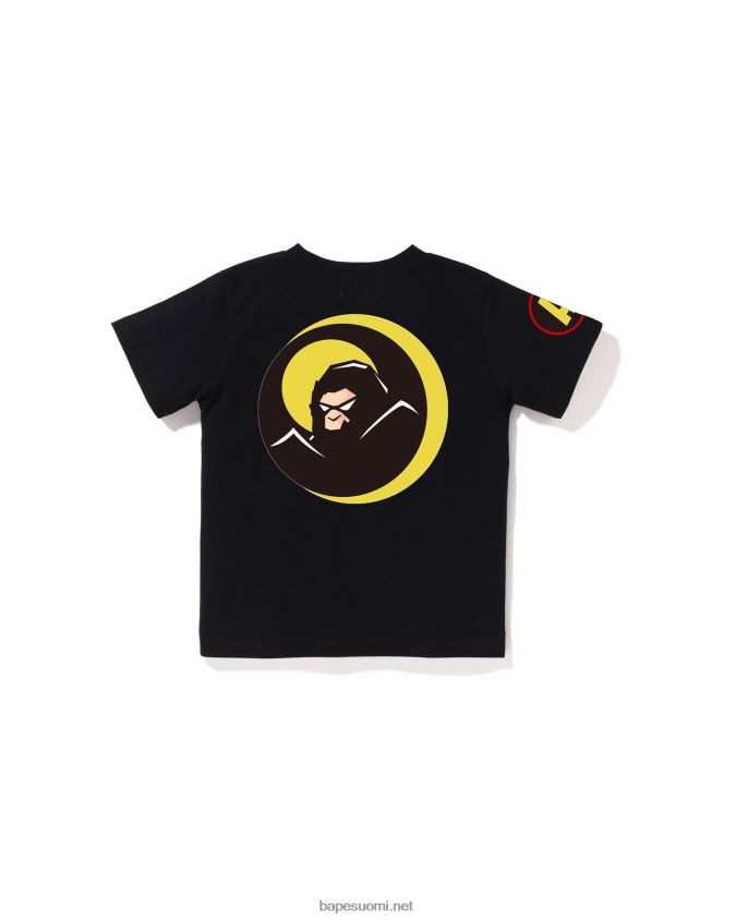 musta lapset A Bathing Ape varjo t-paita 8HT2D81363