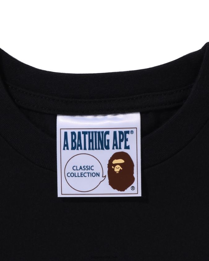 musta lapset A Bathing Ape varjo t-paita 8HT2D81363