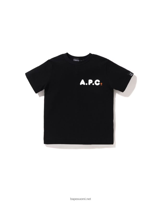 musta lapset A Bathing Ape x a.p.c. milo on apc tee 8HT2D81572