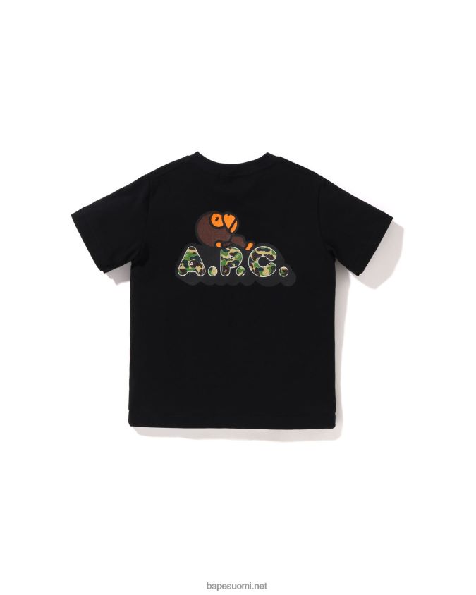 musta lapset A Bathing Ape x a.p.c. milo on apc tee 8HT2D81572